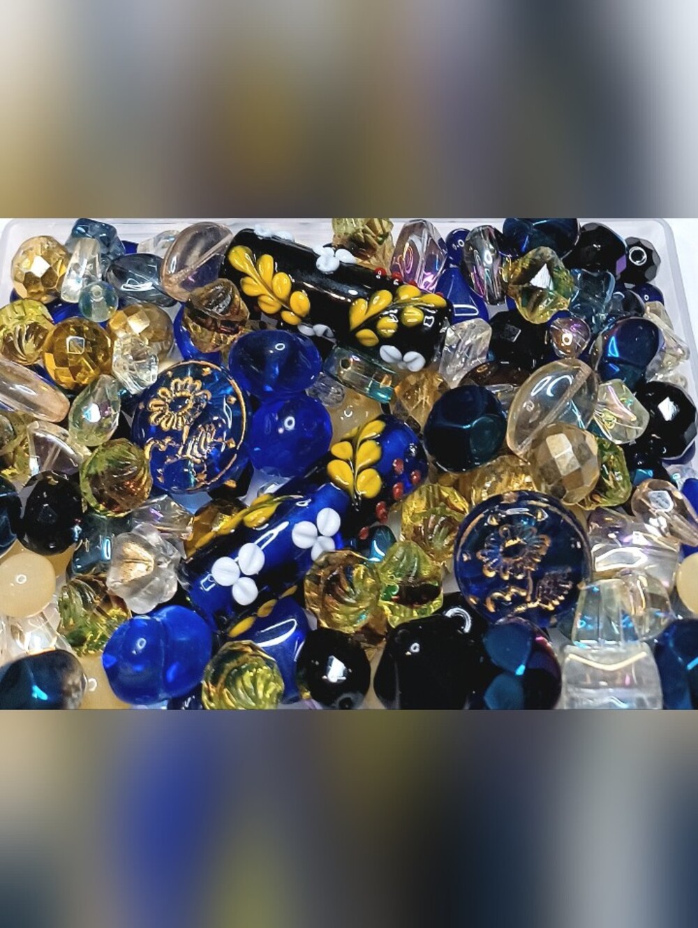 Glass Bead Mix For Jewelry Making 145pcs